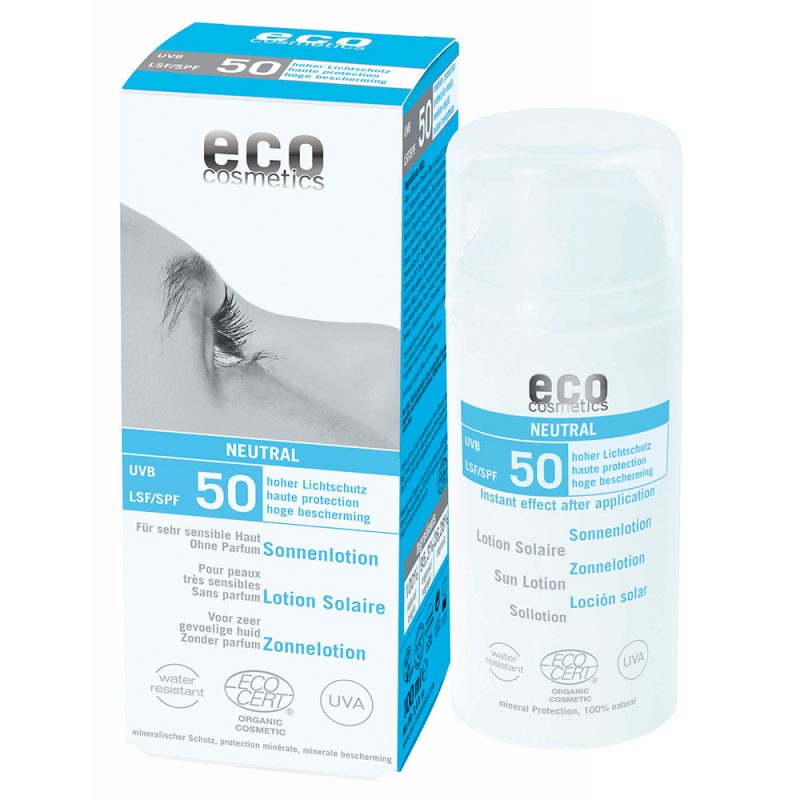 ECO COSMETICS –  Emulsja do twarzy i ciała SPF+50 – skóra bardzo wrażliwa 100ml