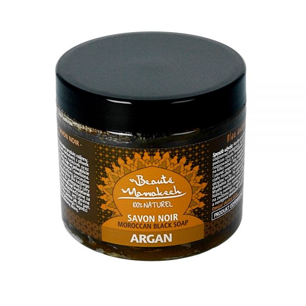 Beaute Marrakech – naturalne czarne mydło SAVON NOIR Arganowe 200g