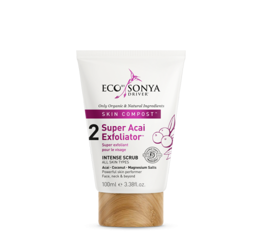 Eco by Sonya – Super Acai Exfoliator organiczny peeling do twarzy z jagodami Acai