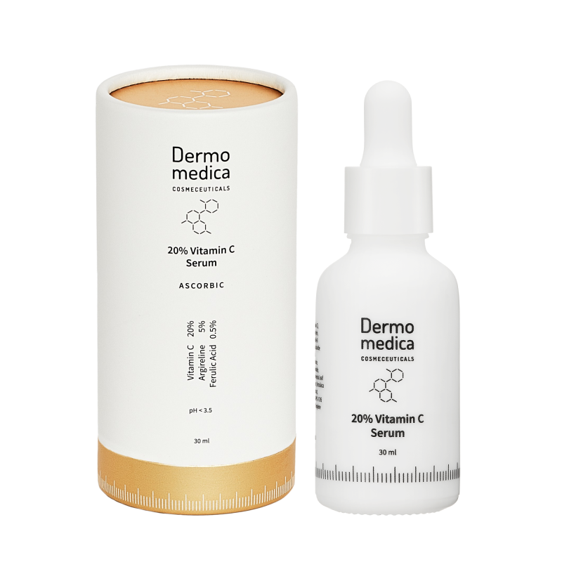 Dermomedica – 20% Vitamin C Serum do twarzy z witc C i kwasem felurowym, 30ml