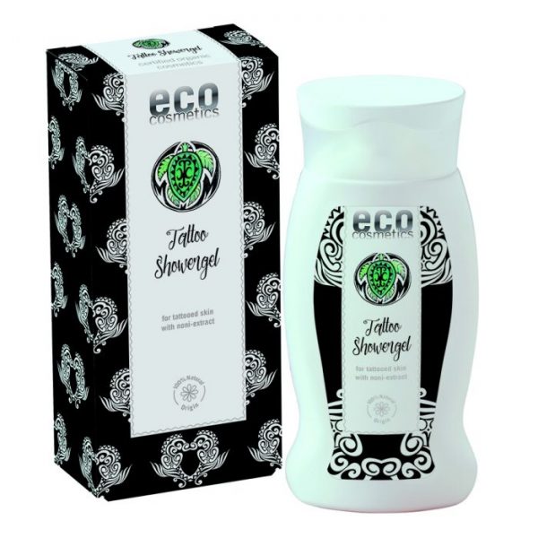 Eco Cosmetics – Tatoo Shower Gel – Ekologiczny, żel po prysznic dla skóry z tatuażami z ekstraktem z noni
