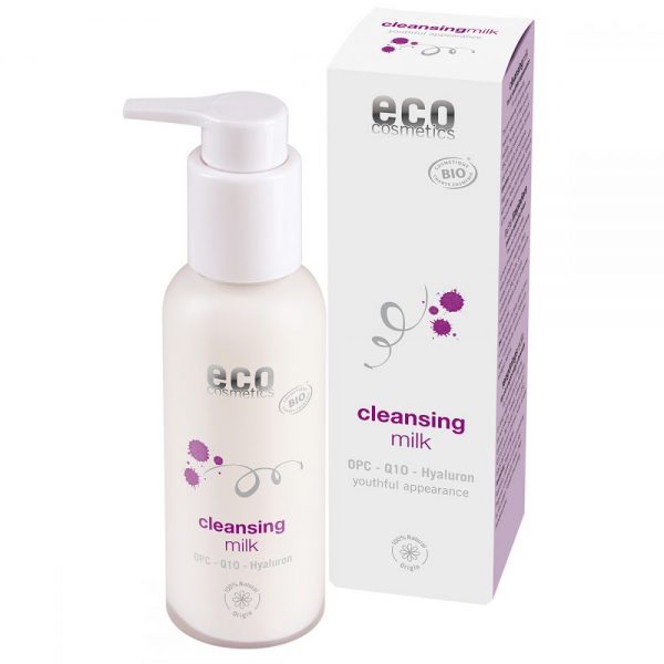 Eco Cosmetics – Anti-Aging Mleczko oczyszczające z OPC, Q10 i kwasem hialuronowym ECOCERT