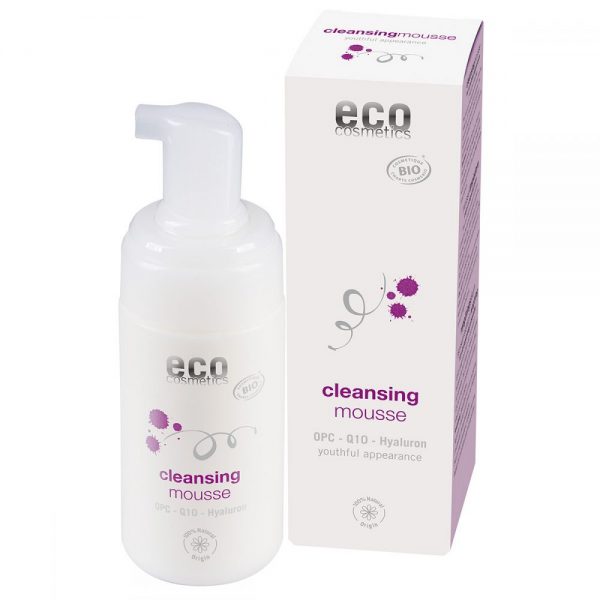 Eco Cosmetics – Anti-Aging Pianka oczyszczająca z OPC, Q10 i kwasem hialuronowym ECOCERT