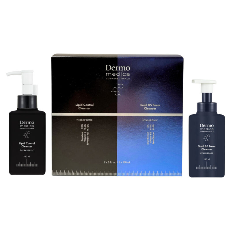 Dermomedica – Lipid Control i Snail Foam Cleanser – Zestaw olejek i pianka do mycia twarzy 2 x 150ml