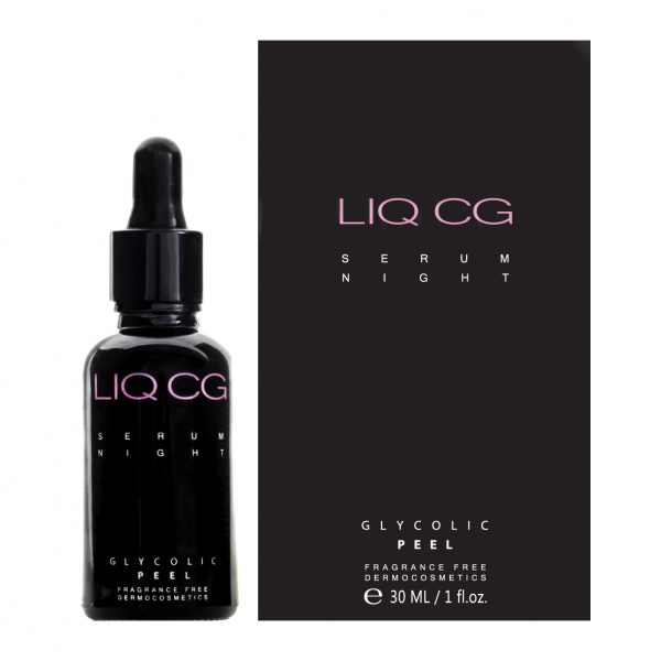 Liqpharm - LIQ CG Serum Night 7% Glycolic PEEL Serum wygładzające na noc - peeling, 30 ml