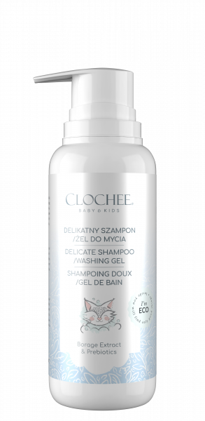 Clochee - Delikatny szampon / żel do mycia dla dzieci, 200ml