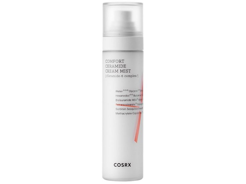 COSRX – COSRX Comfort Ceramide Cream Mist, Nawilżająca mgiełka w kremie z ceramidami i witaminą B5, 120ml