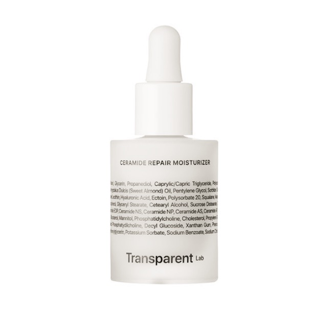 Transparent Lab  – Ceramide Repair Moisturizer – Ultra Nawilżający lekki krem/serum z ceramidami do twarzy, 30ml