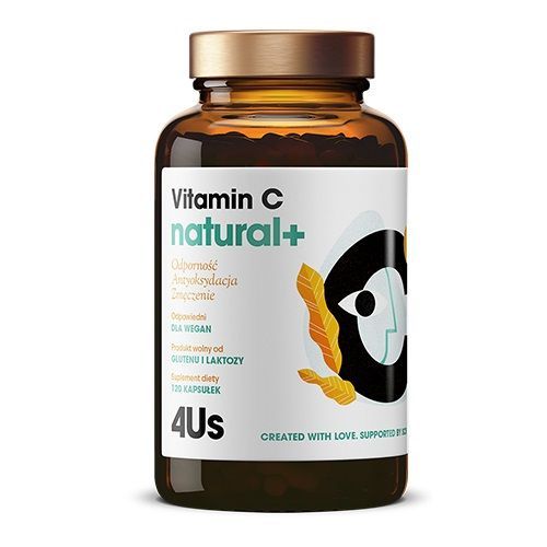 HealthLabs – Vitamin C natural+ – Witamina C z naturalnych ekstraktów roślinnych, 120 kapsułek