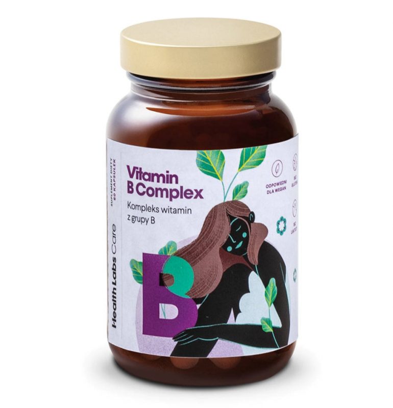 HealthLabs – Vitamin B complex – Kompleks witamin z grupy B, 60 kapsułek