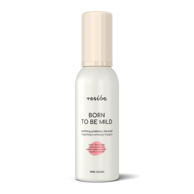 Resibo – BORN TO BE MILD soothing prebiotic cleanser łagodząca emulsja myjąca, 150ml