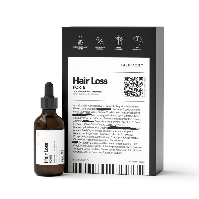 Hairvest – HAIR LOSS FORTE – Intensywna kuracja przeciw wypadaniu włosów, 55ml