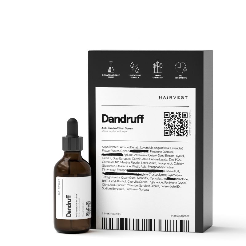 Hairvest – DANDRUFF – Anti-Dandruff Hair Treatment – Kuracja przeciwłupieżowa do włosów, 55ml