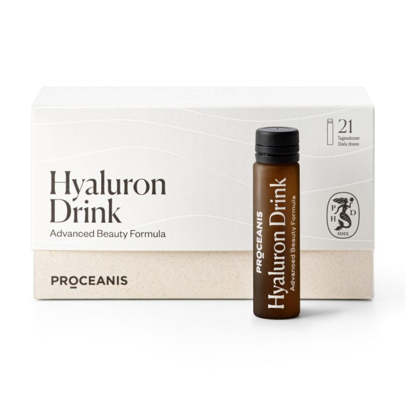 PROCEANIS – Hyaluron Drink – Suplement diety z czystym kwasem hialuronowym, 21 x 10ml shot