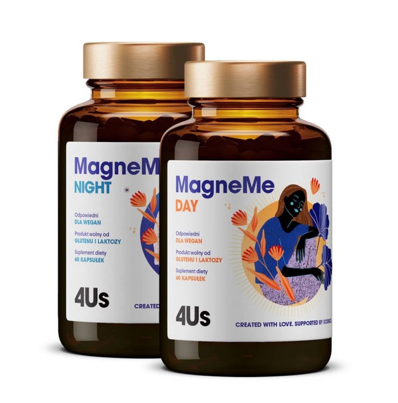 HealthLabs – MagneMe – Magnez z dodatkiem aktywnej formy witaminy B6, 120 kapsułek
