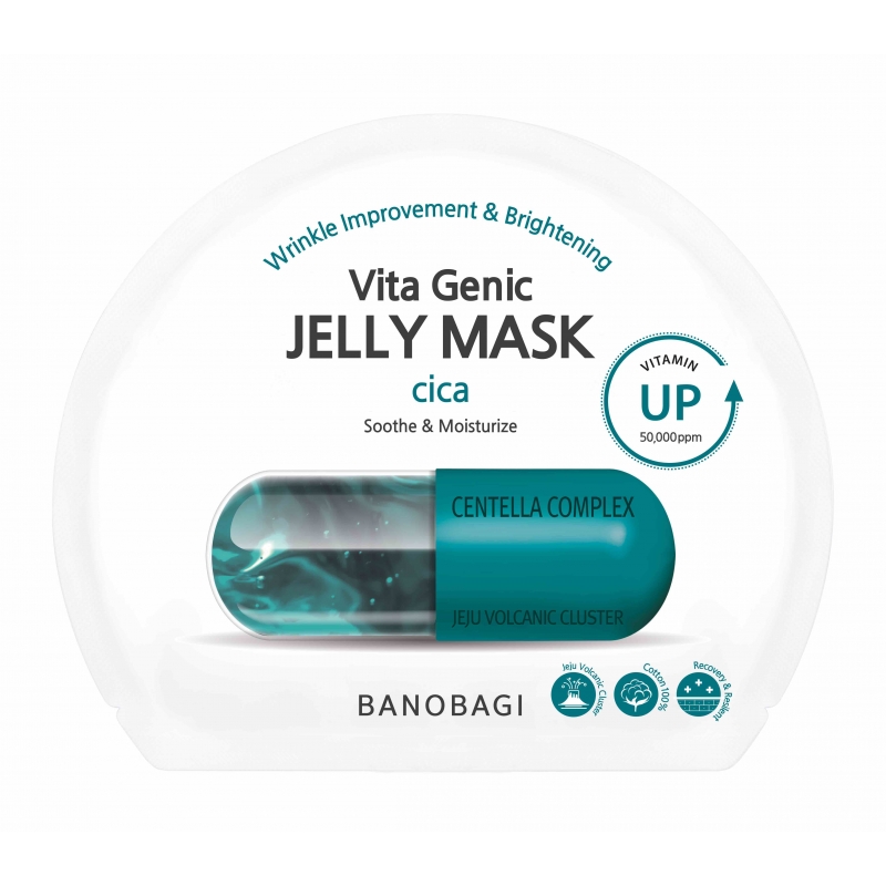 Banobagi – Vita Genic Jelly Mask Cica – Łagodząca maseczka w płachcie, 30ml