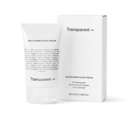 Transparent Lab – Niacynamide Glow Cream – Rozświetlający krem do twarzy, 50ml