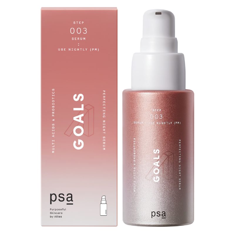 PSA Skin – GOALS Multi Acids & Probiotics Night Serum – Serum na noc z kwasami i probiotykami, 30ml
