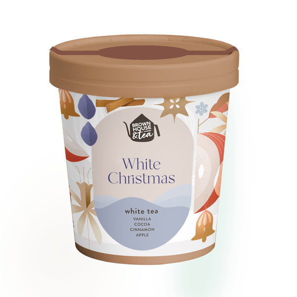 Brownhouse&Tea –  White Christmas – herbatka owocowa z jabłkiem i dodatkami, 50g