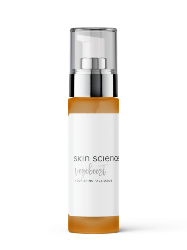 Skin science – VegeBoost –  Nourishing Face Scrub – Odżywczy peeling do twarzy z kwasem hialuronowym, 30g
