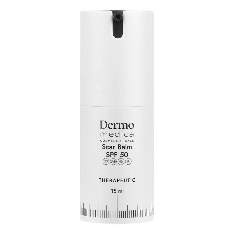 Dermomedica – Scar Balm SPF50 – Balsam modulujący proces bliznowacenia i odnowy tkanki SPF50, 15ml