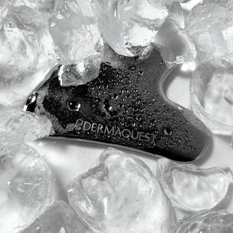 Dermaquest – Stainless Steel Gua Sha Chłodzący masażer do twarzy wykonany ze stali nierdzewnej