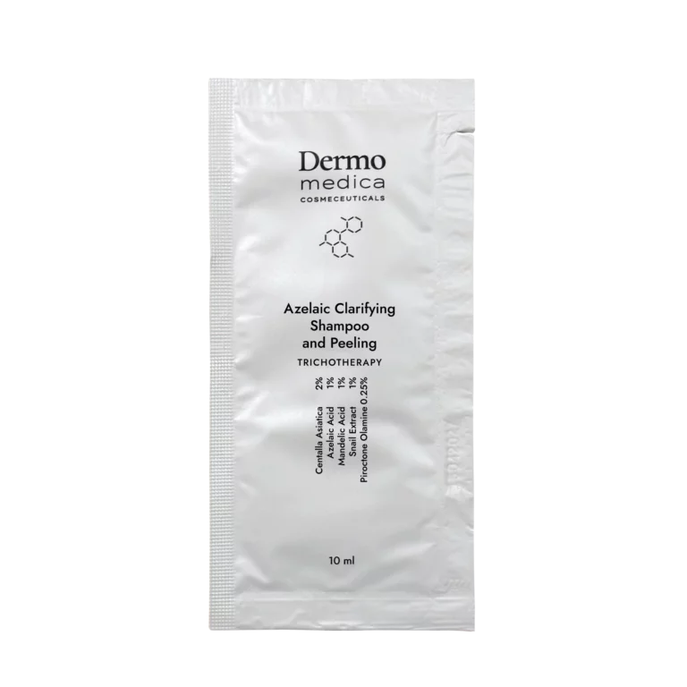 Dermomedica  – Azelaic Clarifying Shampoo and Peeling – Trychologiczny szampon i peeling oczyszczający – 10 sztuk saszetki